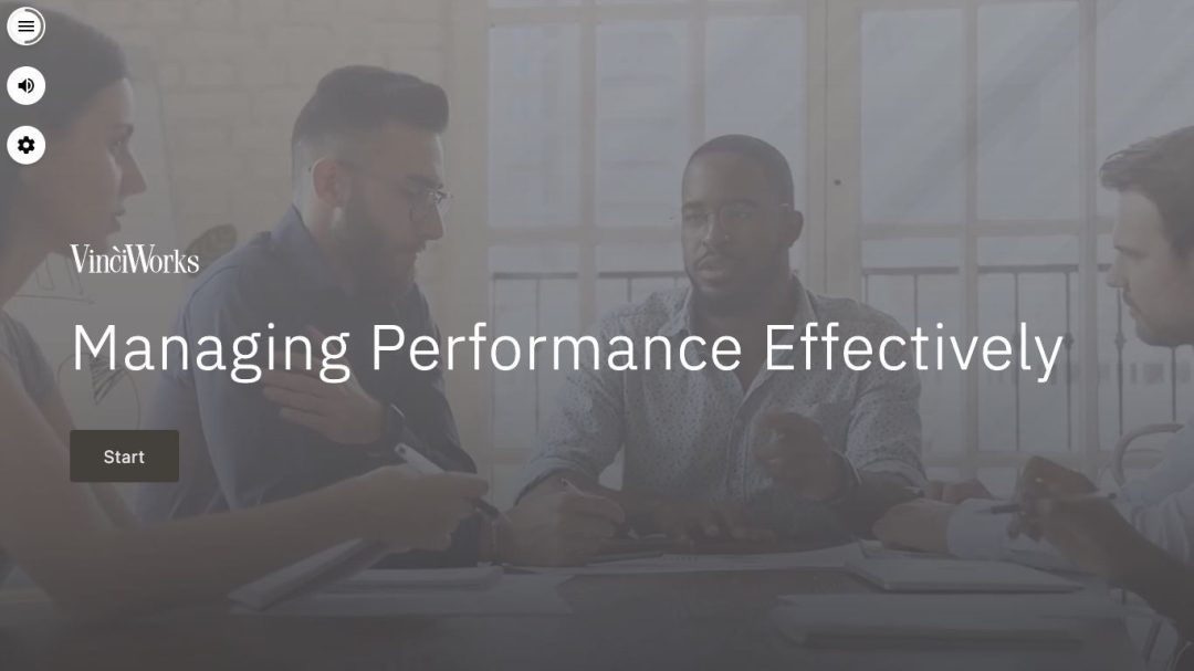 Managing Performance Effectively