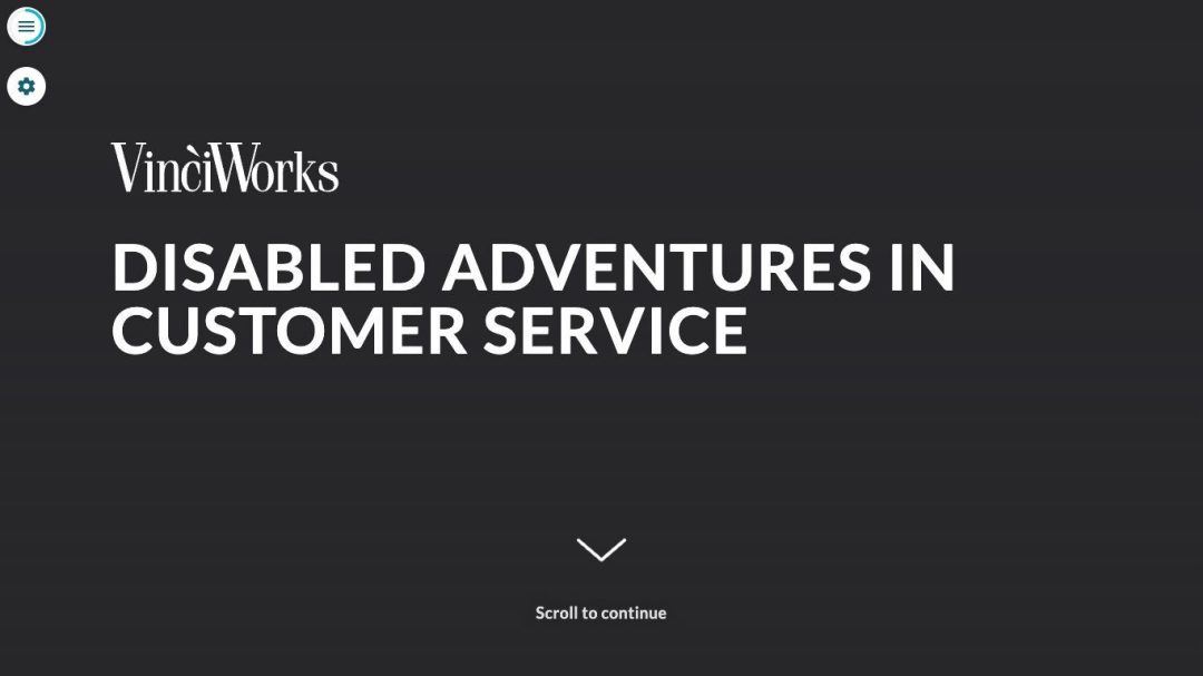 Disabled Adventures in Customer Service Course