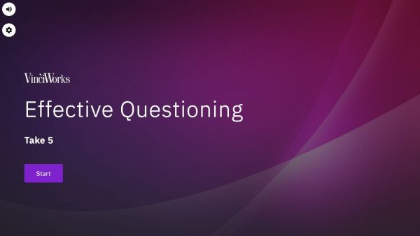 Effective Questioning