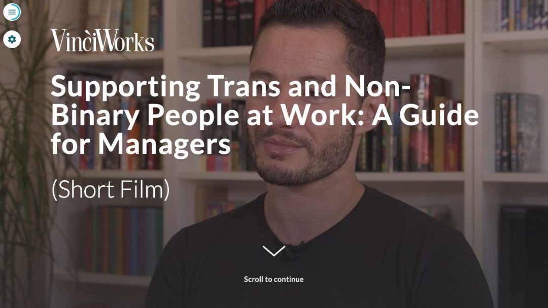 Supporting Trans and Non-Binary People at Work: A Guide for Managers