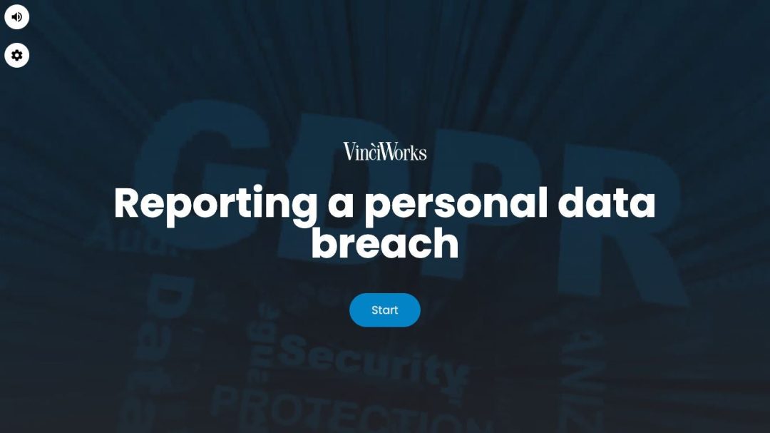 Reporting a Personal Data Breach