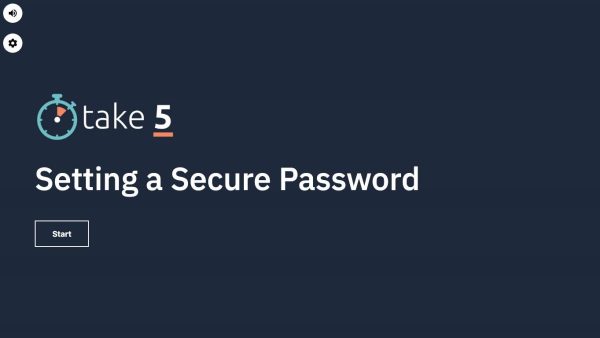 Setting a Secure Password