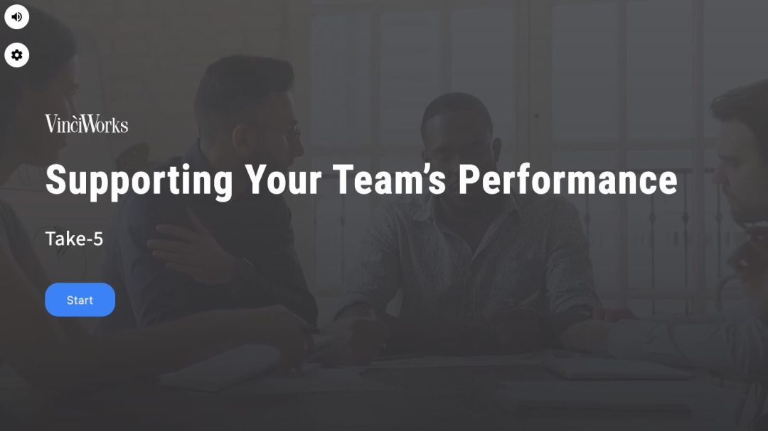 Supporting your Team's Performance