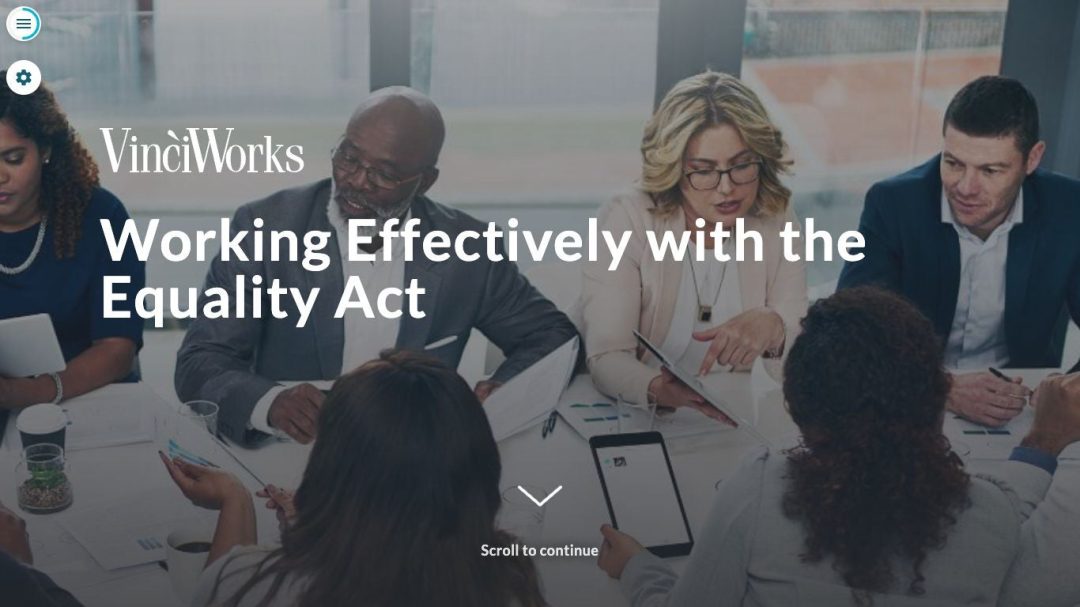 Working Effectively with the Equality Act Course