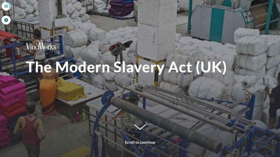Working with the Modern Slavery Act (UK)