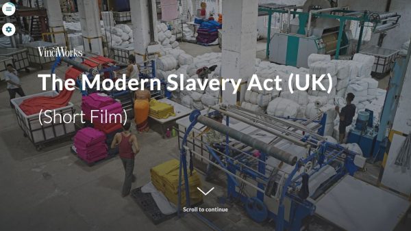 Working with the Modern Slavery Act Course