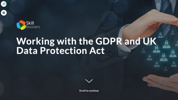 Working with the GDPR and the UK Data Protection Act