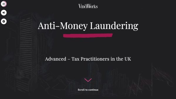 Anti-Money Laundering Advanced: 01. (Tax)