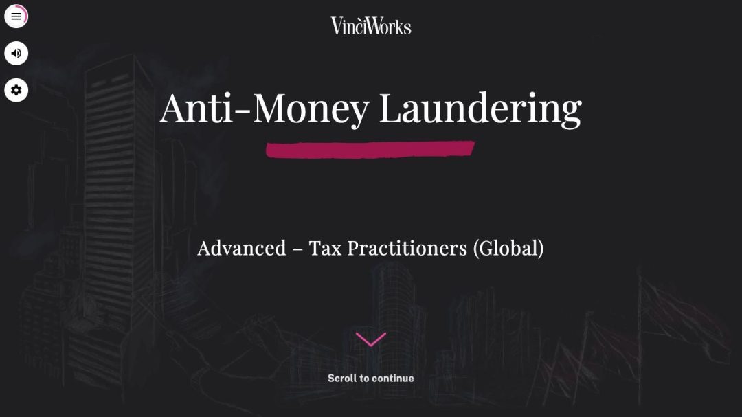 Anti-Money Laundering Advanced: 02. (Tax)