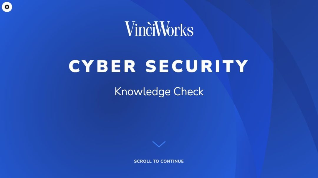 Cyber Knowledge Check