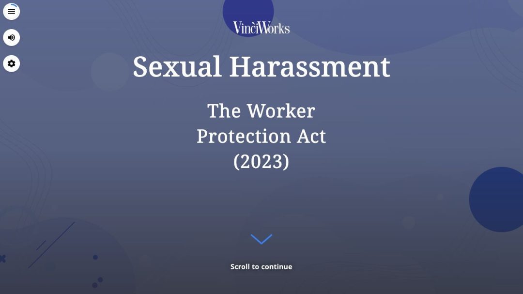 Sexual Harassment: The Worker Protection Act (2023)