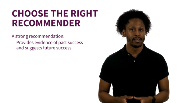Request a Letter of Recommendation (Gated)