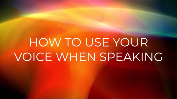 Ingaging Leadership: How To Use Your Voice When Speaking