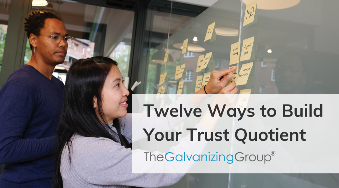 Twelve Ways to Build Your Trust Quotient