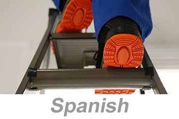 Ladder Safety: Selection and Inspection (Spanish) Seguridad de escaleras: Selección e inspección