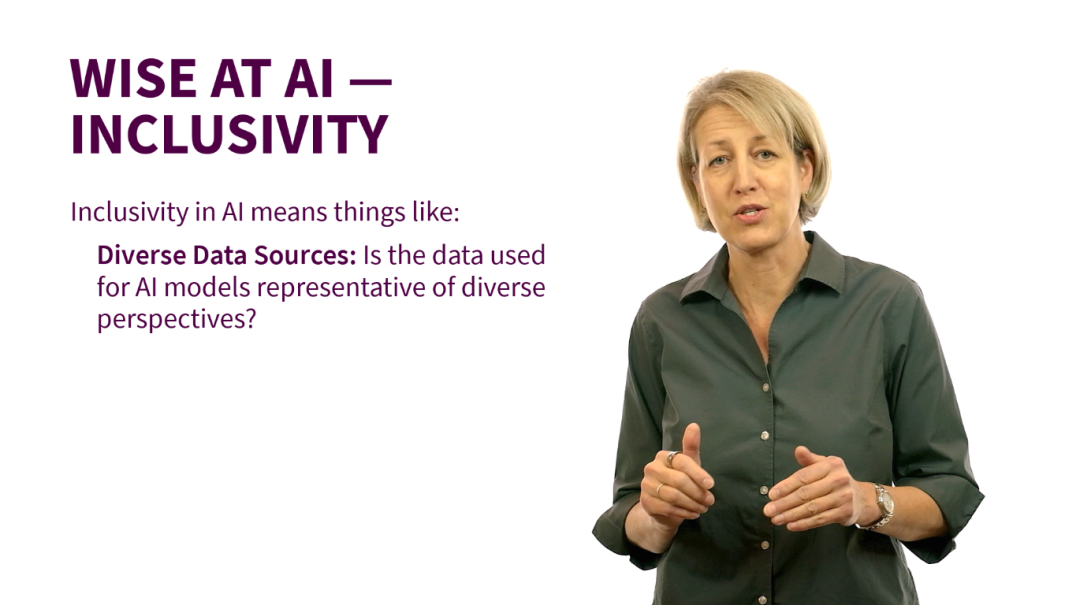 WISE AT AI: Inclusivity