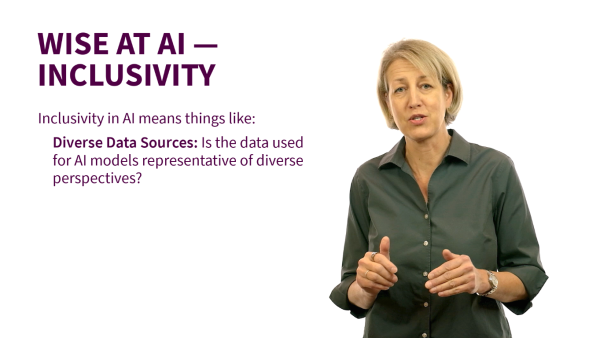 WISE AT AI: Inclusivity