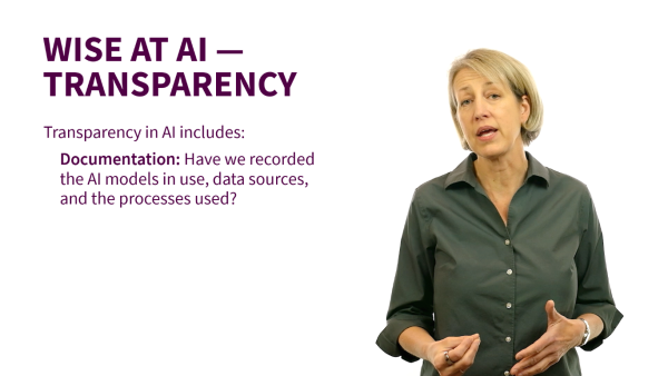 WISE AT AI: Transparency