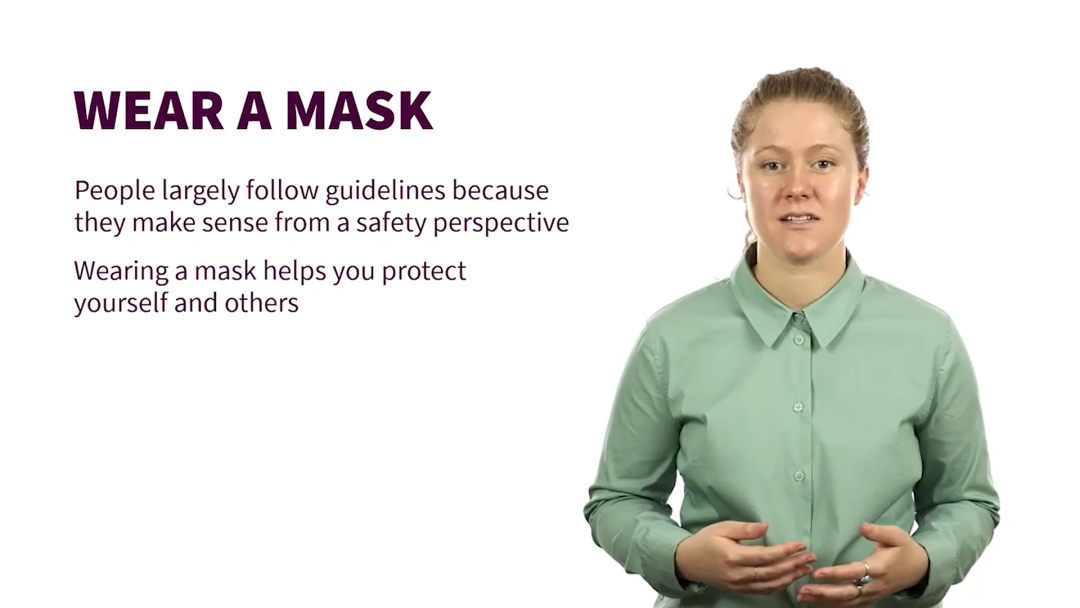 Take Precautions: COVID-19 - Wear a Mask