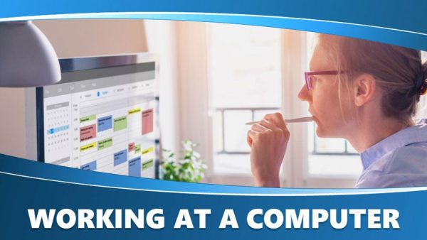 Office Induction: Working at a Computer