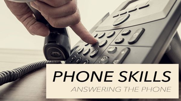 Phone Skills: Answering the Phone