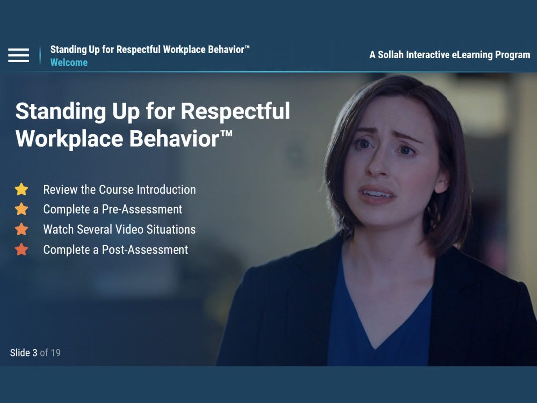 Standing Up for Respectful Workplace Behavior‚Ñ¢
