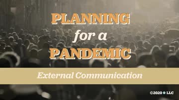Planning for a Pandemic: External Communications