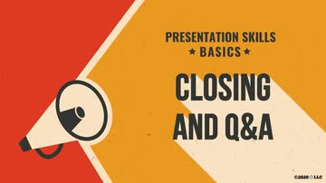 Presentation Skills Basics: 09. Closing and Q&A