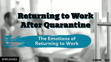Returning to Work After Quarantine: Employees - The Emotions of Returning to Work