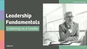Leadership Fundamentals: Listening as a Leader