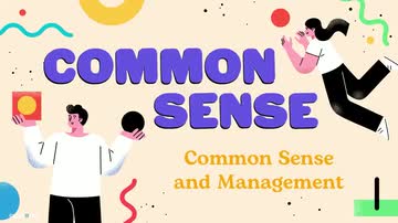 Common Sense: Management
