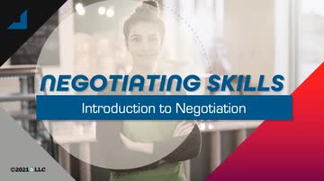 Negotiating Skills: Introduction to Negotiation