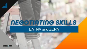 Negotiating Skills: BATNA and ZOPA