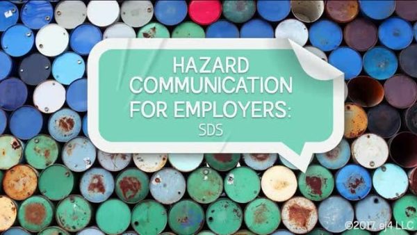 Hazard Communication for Employers: 03. SDS
