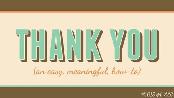 Professional Productivity: Thank You Notes