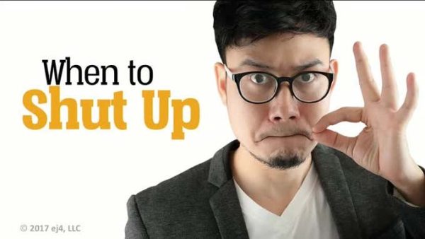 Selling Skills: 13. When to Shut Up