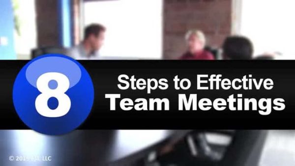 Supervision: 8 Steps to Effective Team Meetings