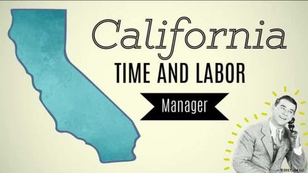 California Time and Labor for Managers