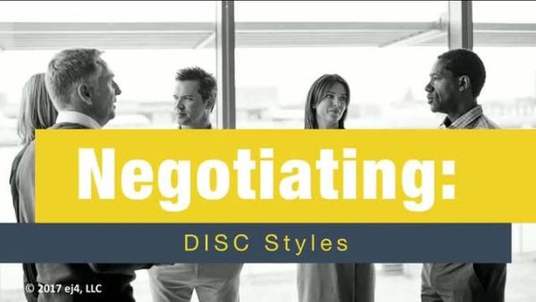 Negotiating: 10. DISC Styles