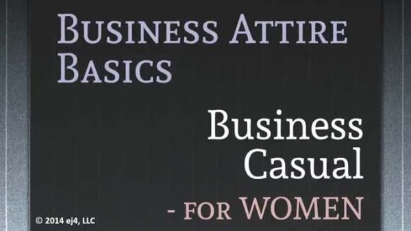 Business Attire Basics for Women: 02. Business Casual Attire
