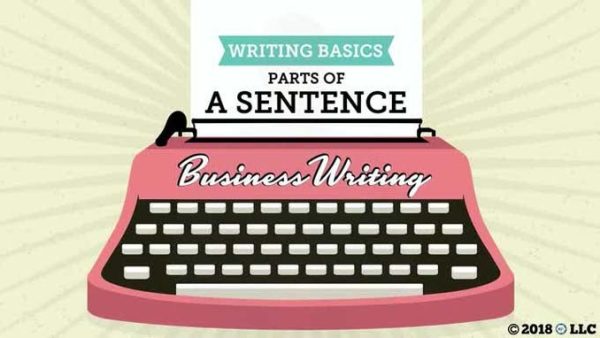 Writing Basics: 03. Parts of a Sentence