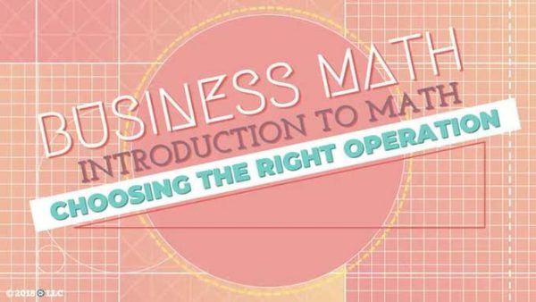 Introduction to Math: 12. Choosing the Right Operation