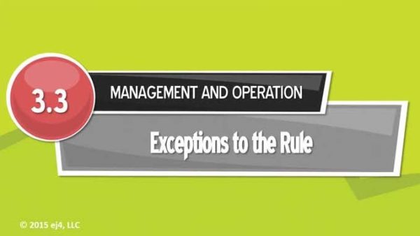 Bank Secrecy for Management and Operations: Exceptions to the Rule