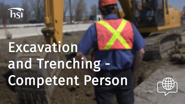 Excavation and Trenching - Competent Person