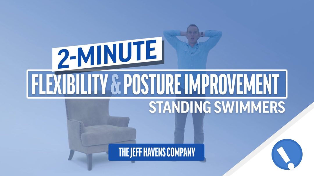 2-Minute Flexibility and Posture Improvement: 01. Standing Swimmers