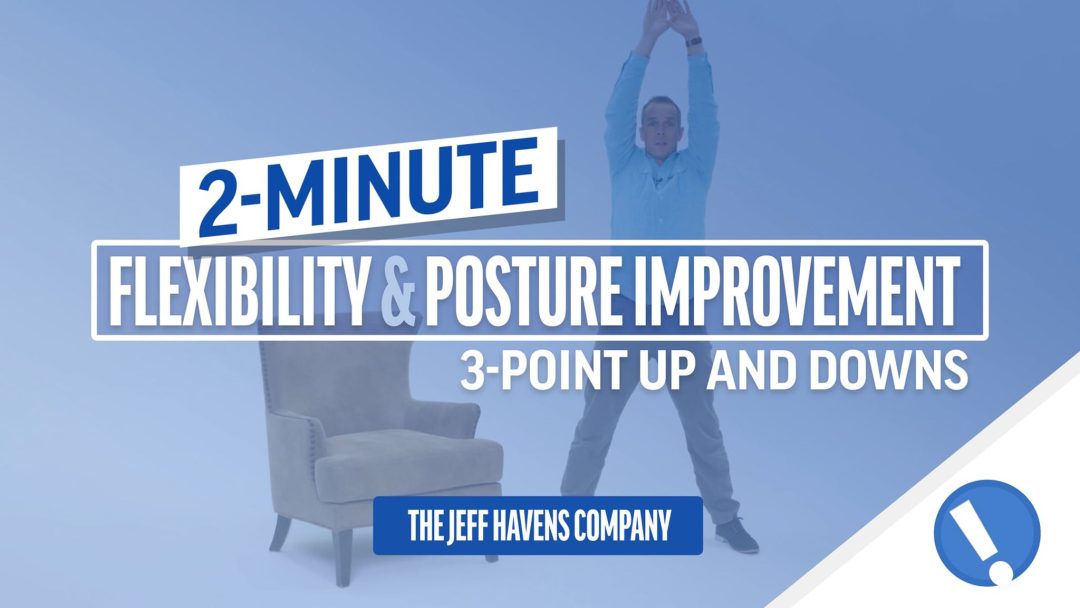 2-Minute Flexibility and Posture Improvement: 03. 3-Point Up and Downs