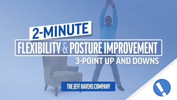 2-Minute Flexibility and Posture Improvement: 03. 3-Point Up and Downs