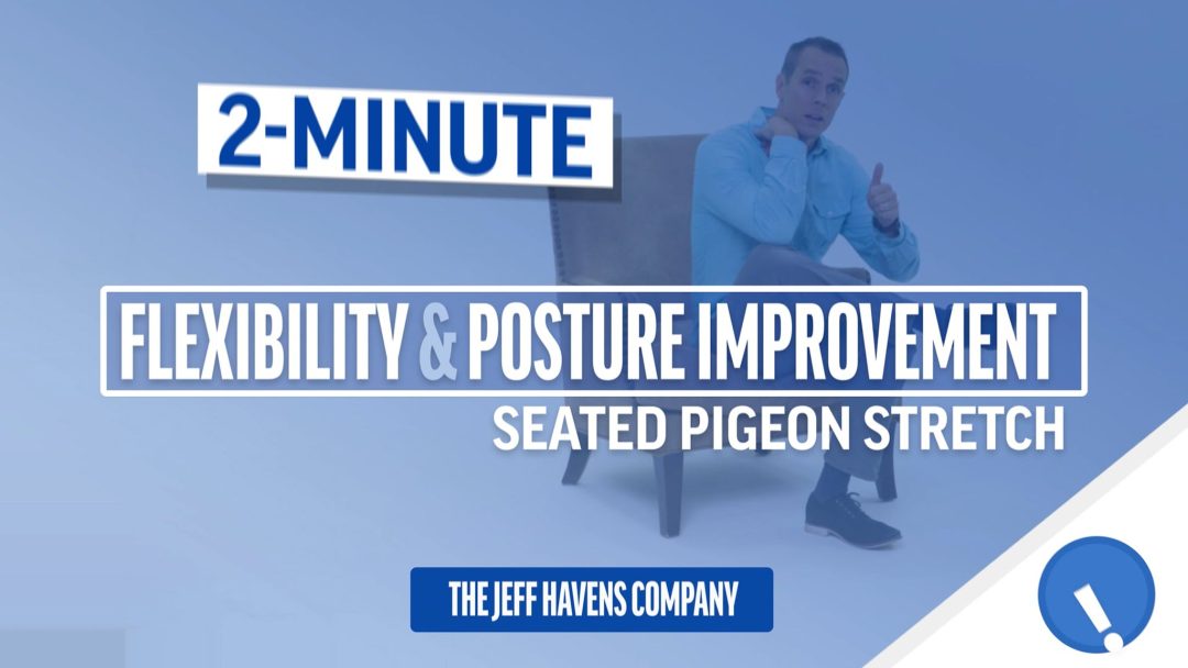 2-Minute Flexibility and Posture Improvement: 06. Seated Pigeon Stretch