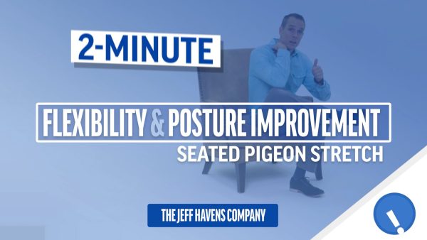 2-Minute Flexibility and Posture Improvement: 06. Seated Pigeon Stretch