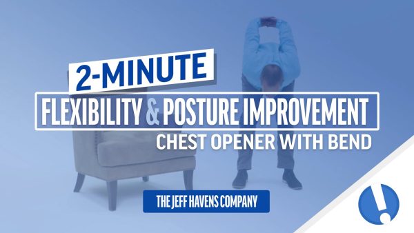 2-Minute Flexibility and Posture Improvement: 07. Chest Opener with Bend